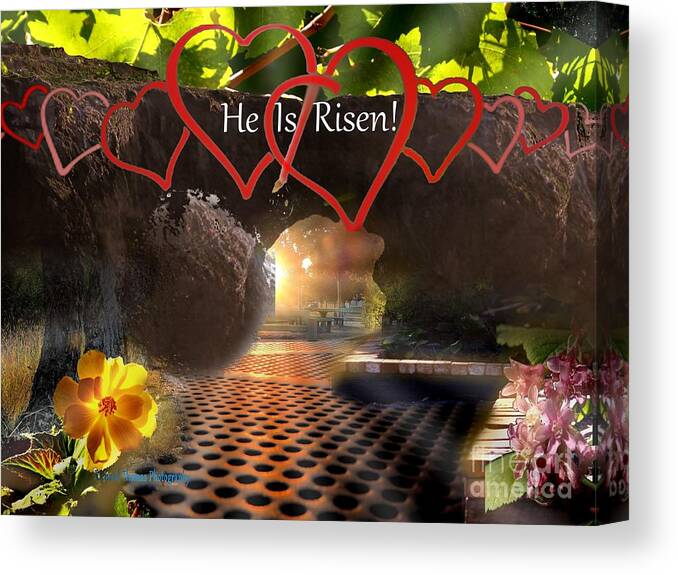 Digital Photo Art. Thematic Canvas Print featuring the photograph Risen From the Dead by Richard Thomas
