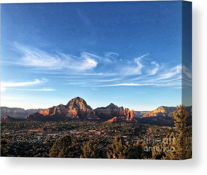 Sedona Canvas Print featuring the photograph Sedona Views by Abigail Diane Photography
