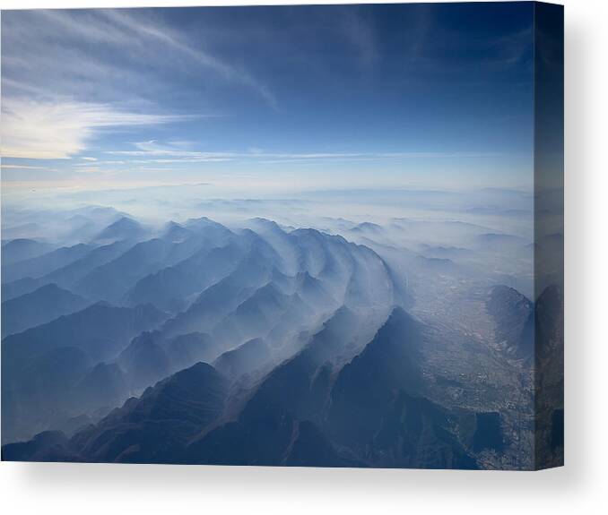Mountains Canvas Print featuring the photograph Sierra Madre Oriental by Mary Lee Dereske