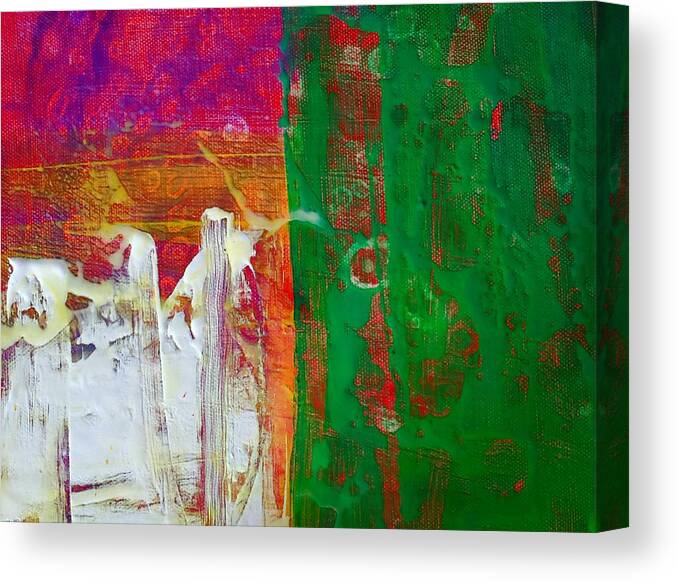 Spring Canvas Print featuring the painting Spring Green by Lisa Kaiser