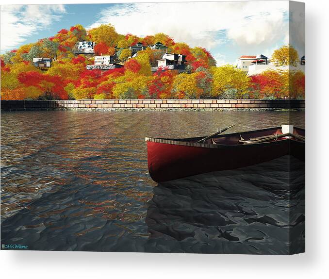 3d Canvas Print featuring the painting Spring -N-The Air by Williem McWhorter