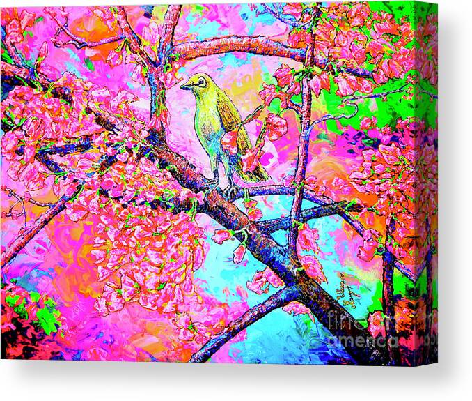 Spring Canvas Print featuring the painting Spring Time by Viktor Lazarev