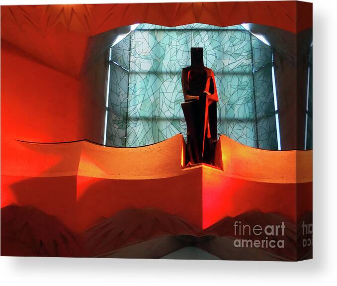 Sagrada Familia Canvas Print featuring the photograph St George of the Golden Light by Rick Locke - Out of the Corner of My Eye