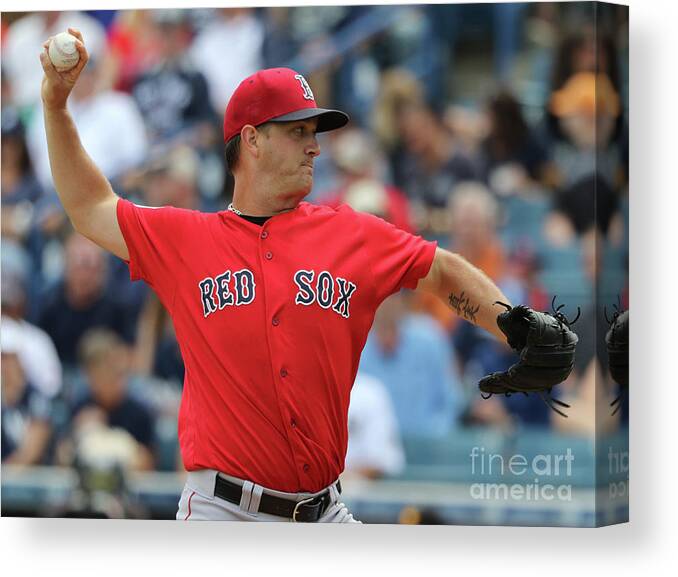 People Canvas Print featuring the photograph Steven Wright by Justin K. Aller