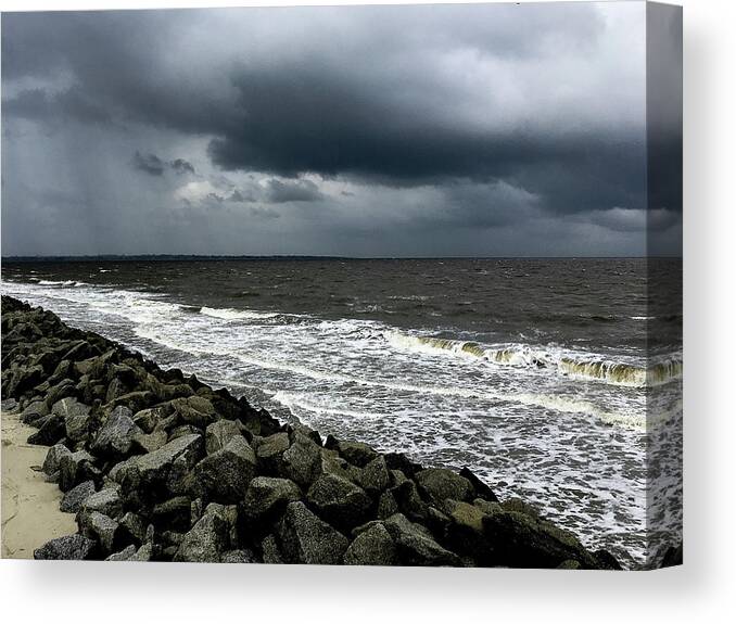 Beach Canvas Print featuring the photograph Storm by David Beechum