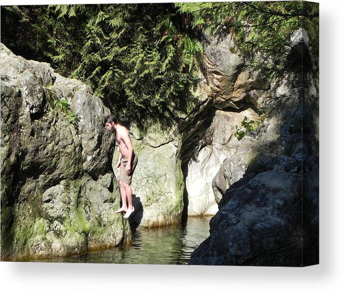 Suspended In Air Canvas Print featuring the photograph Suspended by Erika Dick