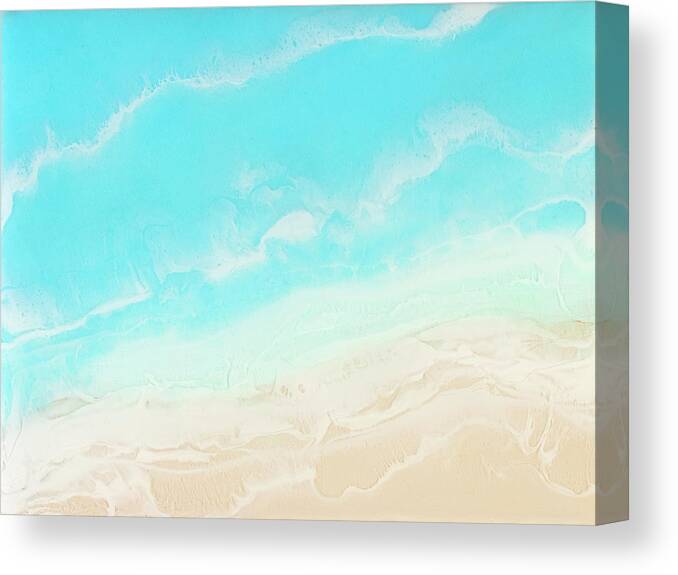 Beach Canvas Print featuring the painting The Beach by Tamara Nelson