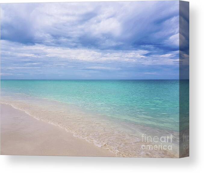 Beach Canvas Print featuring the photograph The calm after the storm by Mendelex Photography