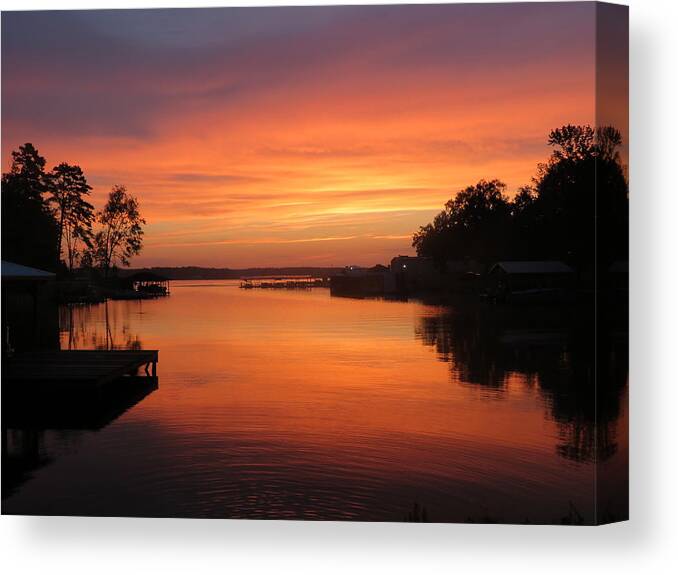 Morning Canvas Print featuring the photograph The Color Cometh by Ed Williams