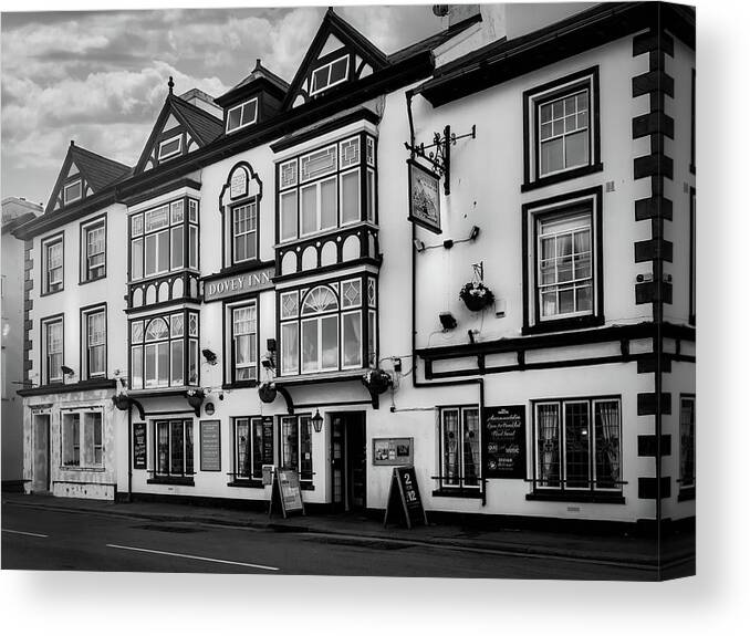 Aberdovey Canvas Print featuring the photograph The Dovey Inn by Mark Llewellyn