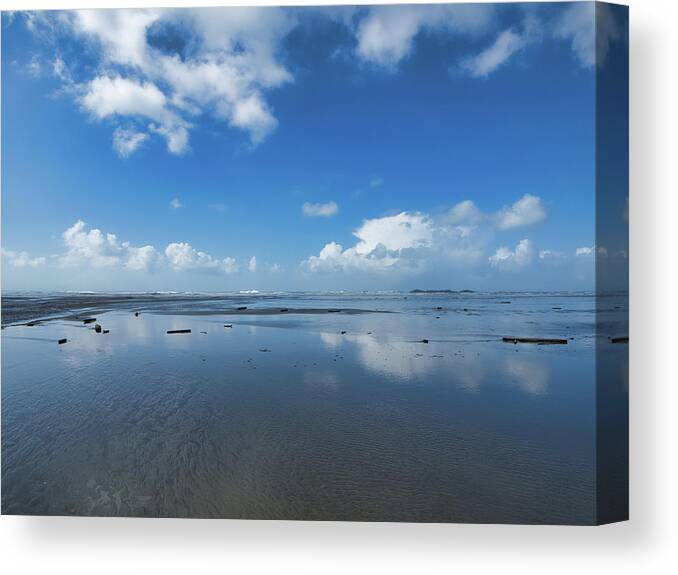 Tofino Canvas Print featuring the photograph Time Stands Still by Allan Van Gasbeck