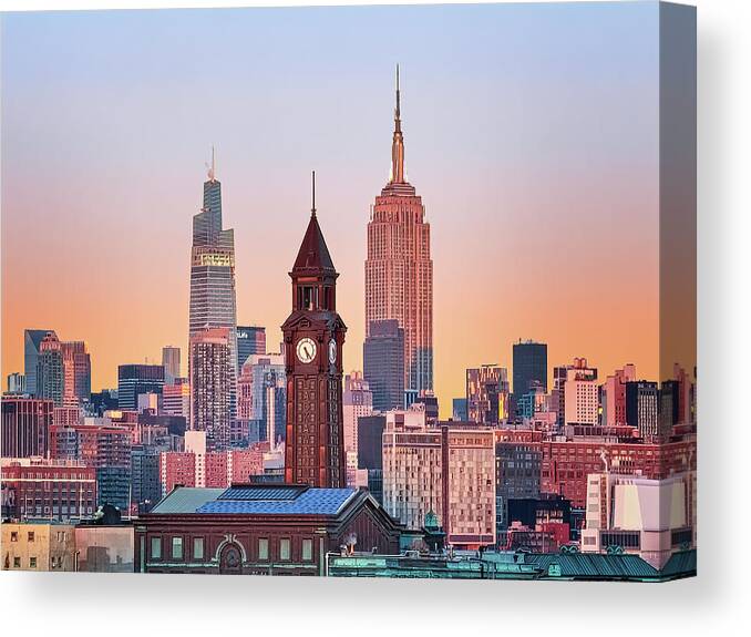 Empire State Canvas Print featuring the photograph Vanderbilt, Lackawanna and Empire State by Susan Candelario