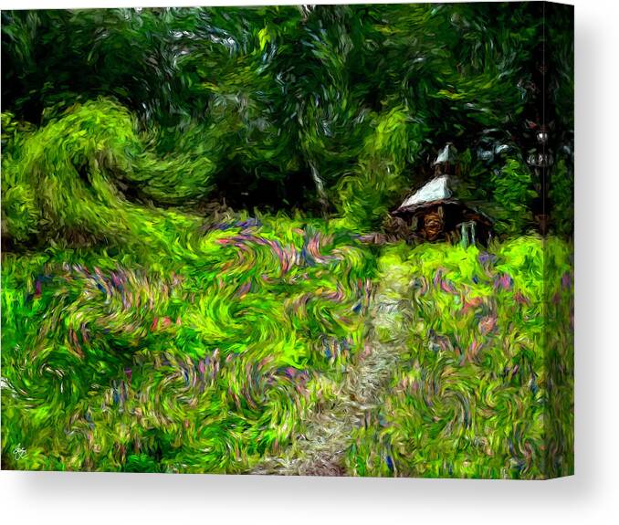 Lupinefest Canvas Print featuring the photograph Vincents Swirling Mind by Wayne King