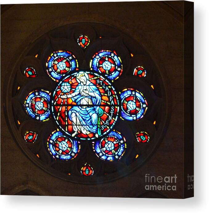 Grace Cathedral Canvas Print featuring the photograph Grace Cathedral #1 by Dean Ferreira