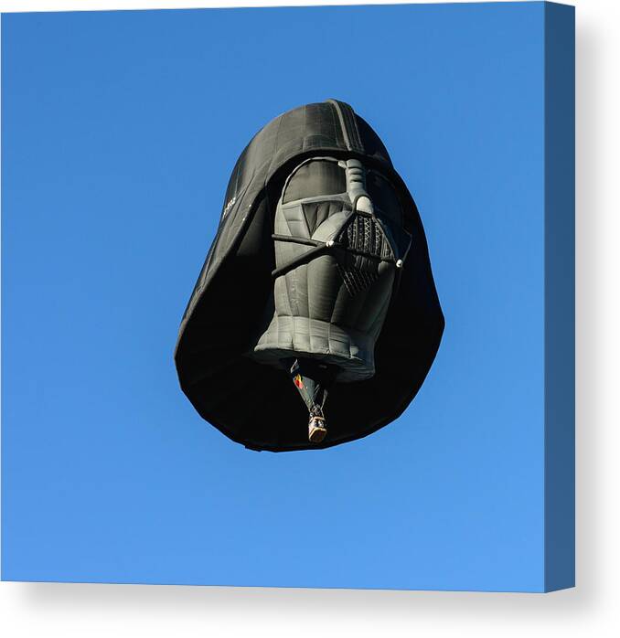 Hot Air Balloon Canvas Print featuring the photograph Darth Vader by John Johnson