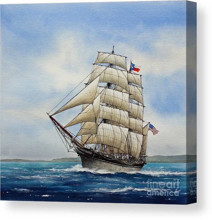Elissa Canvas Print featuring the painting Elissa by James Williamson