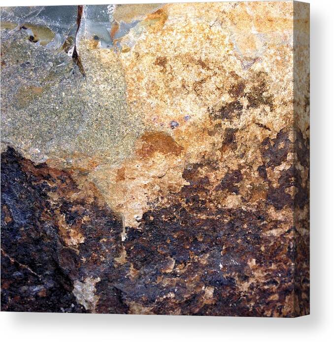 Rock Canvas Print featuring the photograph Rockscape 2 by Linda Bailey