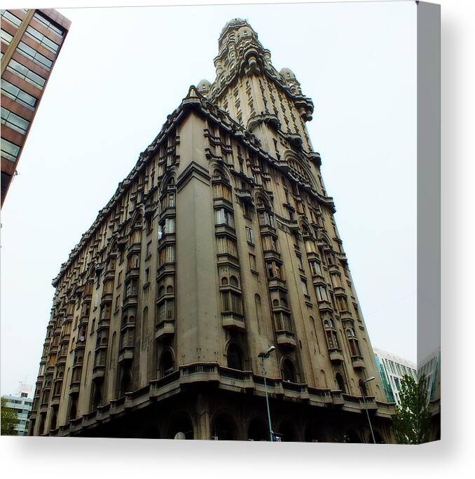 Montevideo Canvas Print featuring the photograph Salvo by Tg Devore