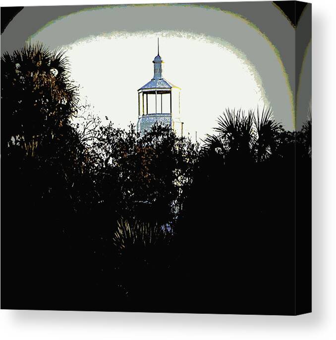Lighthouse Canvas Print featuring the photograph Seahorse Key Lighthouse by Sheri McLeroy