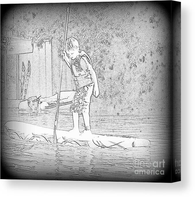 Sup Canvas Print featuring the photograph Stand Up Paddle by Susan Garren