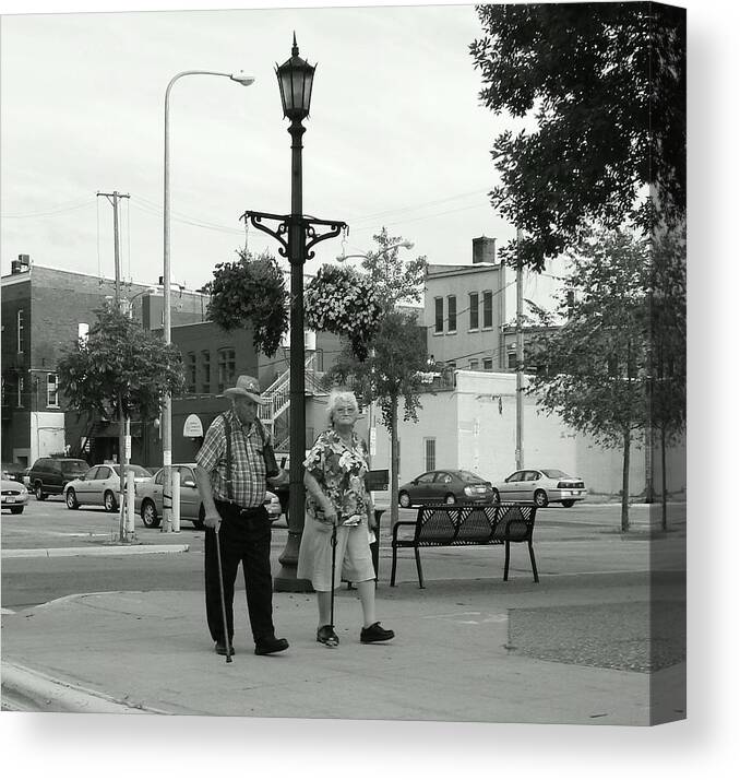 Summer Canvas Print featuring the photograph Out and About by Wild Thing