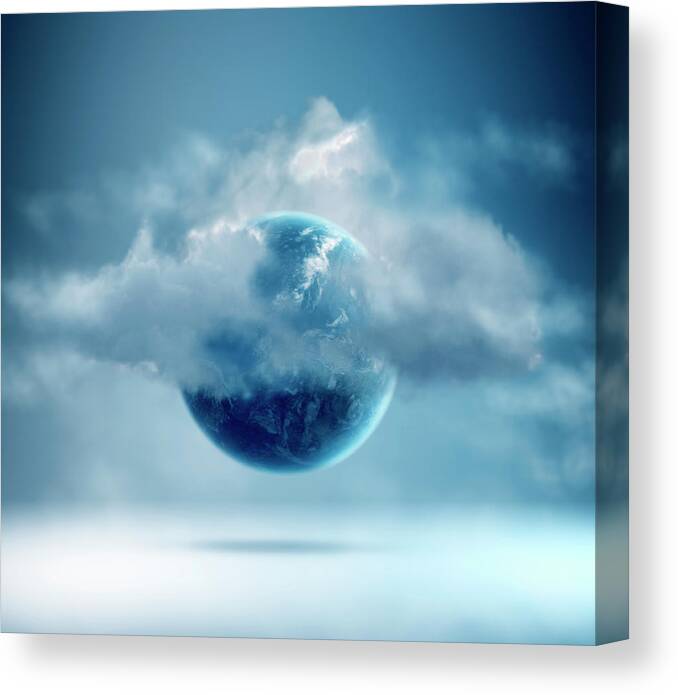 Tranquility Canvas Print featuring the photograph The New World Of Cloud Computing by Colin Anderson