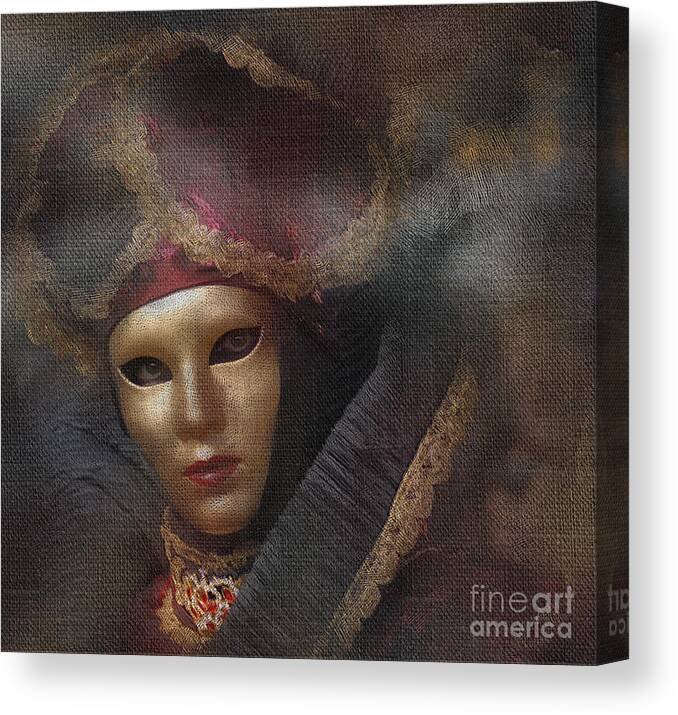 Venice Canvas Print featuring the photograph Venetian Demure by Jack Torcello