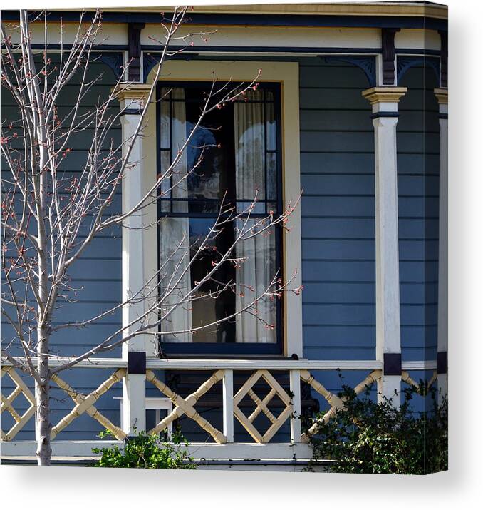  Canvas Print featuring the photograph Victorian Home in Napa Valley by Dean Ferreira