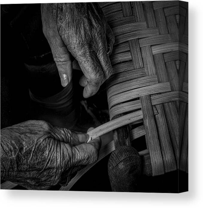 Blue Ridge Parkway Canvas Print featuring the photograph With These Hands by Donald Brown