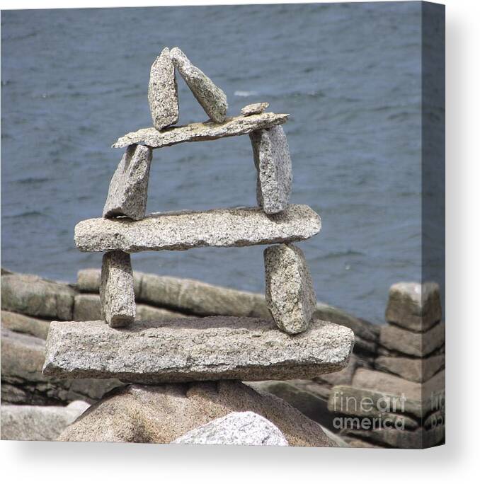 Granite Canvas Print featuring the photograph Finding Balance by Michelle Welles