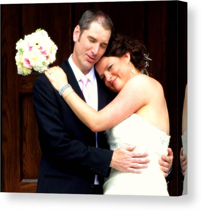 Wedding Canvas Print featuring the photograph Image says it all by Gloria Shelton