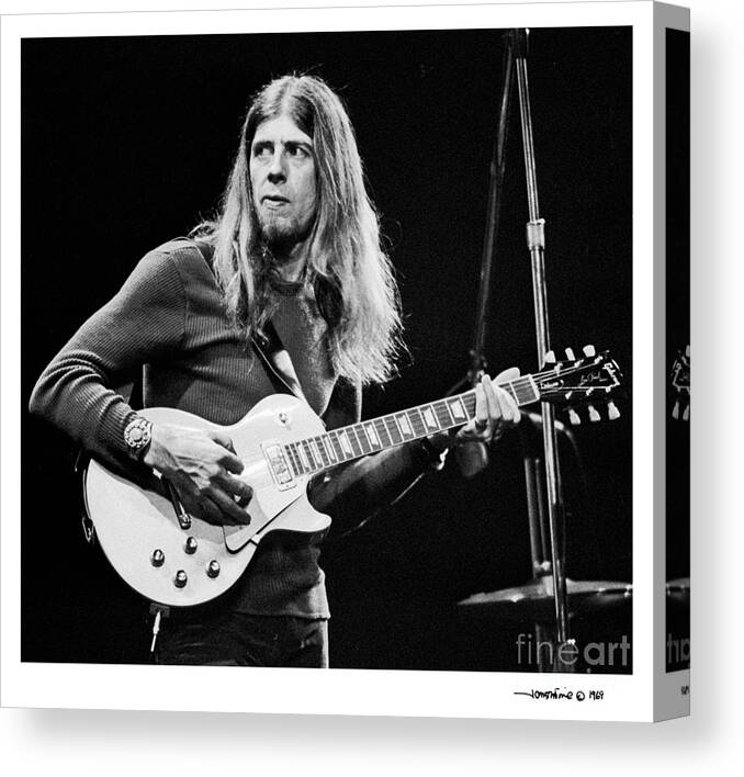 Music Canvas Print featuring the photograph John Mayall 1 by Jonathan Fine