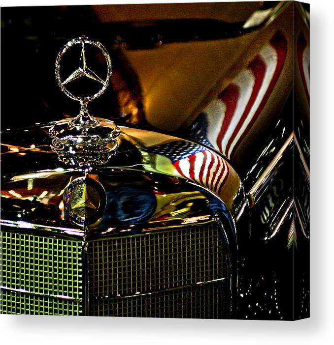 Car Canvas Print featuring the photograph Mercedes by Jim Painter