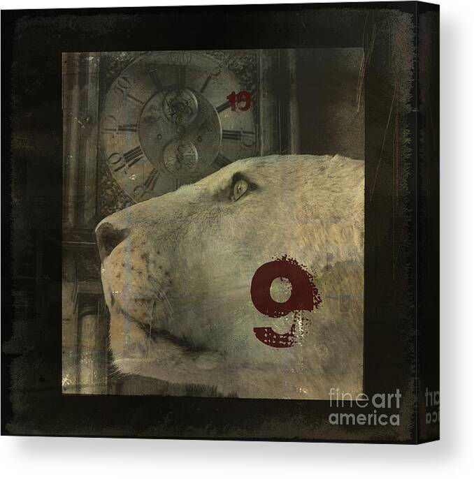 Nine Canvas Print featuring the photograph 9 10 Two by Gary Everson