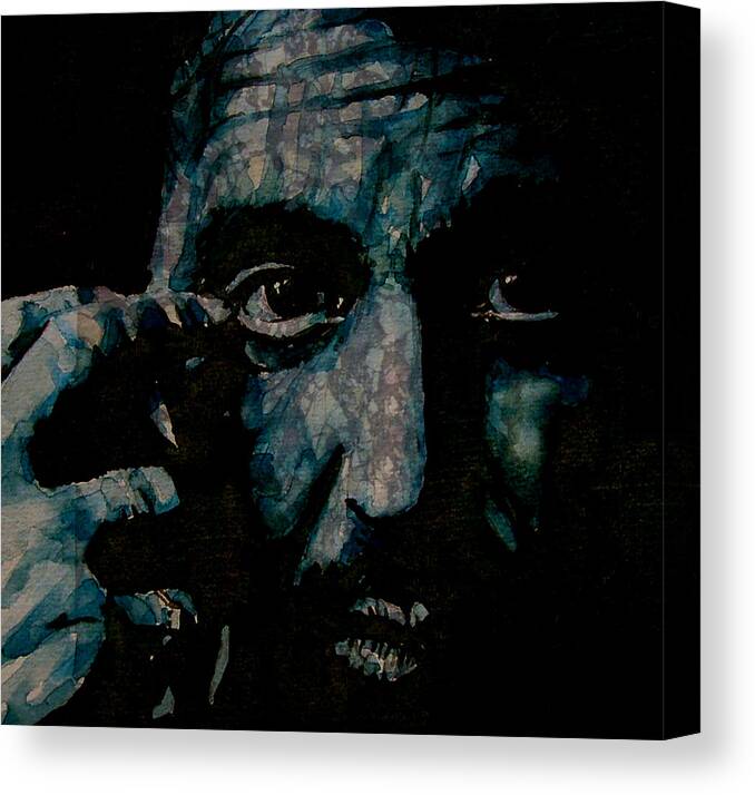 Al Pacino Canvas Print featuring the painting Al Pacino by Paul Lovering