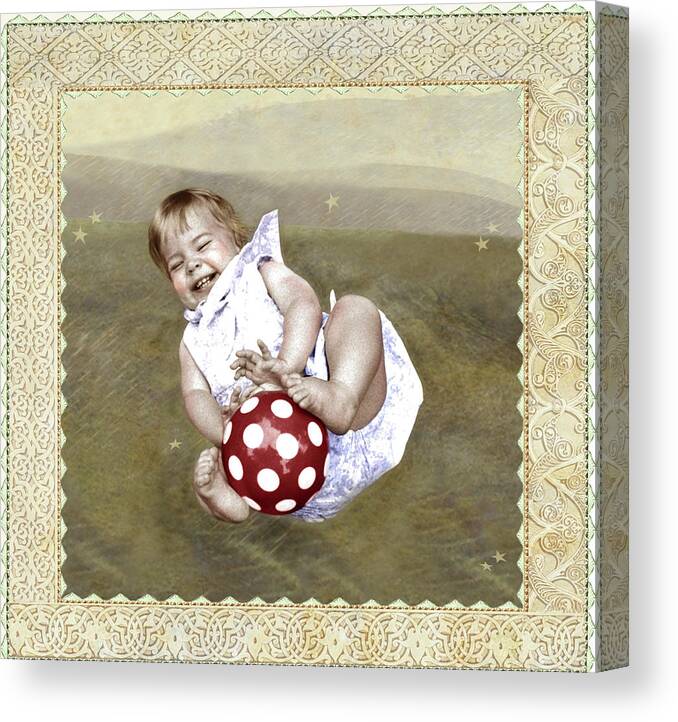  Canvas Print featuring the photograph Baby Ball by Adele Aron Greenspun