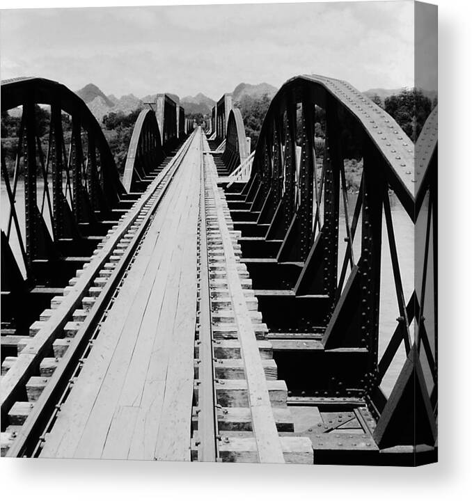 Bridge Canvas Print featuring the photograph Bridge on the River Kwai by Christopher James