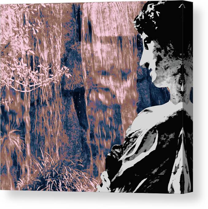 Serenity Canvas Print featuring the photograph Contemplation by Rochelle Berman