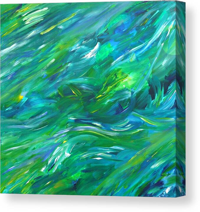 Abstract Canvas Print featuring the painting Cy Lantyca 15 by Cyryn Fyrcyd