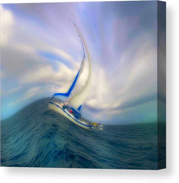 Sea Canvas Print featuring the photograph Epic Voyage by Abbie Loyd Kern