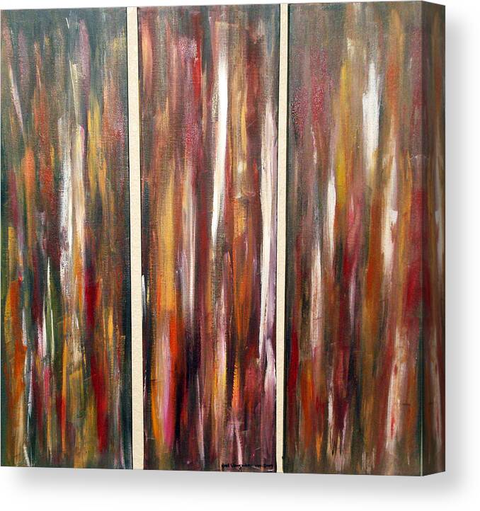 Acrylic Painting Canvas Print featuring the painting Fire Of Desire by Yael VanGruber