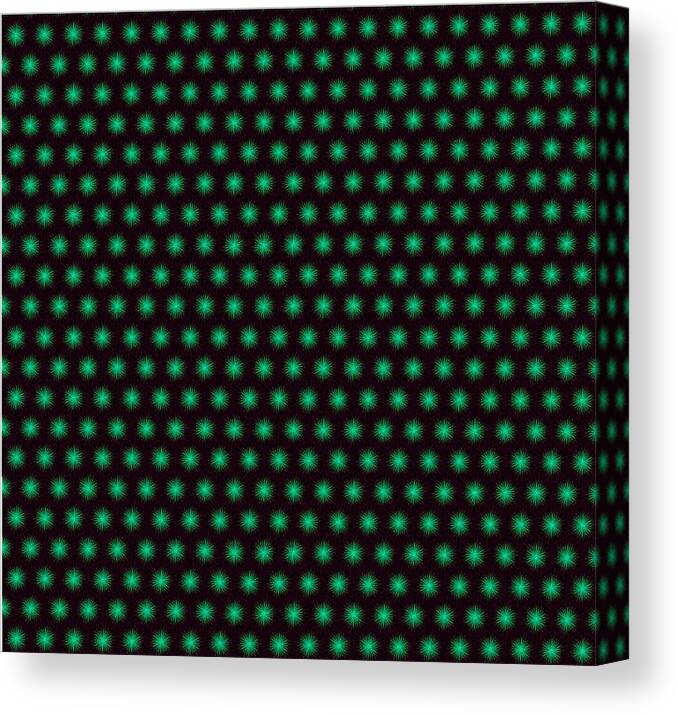 Bruce Canvas Print featuring the painting Fractal Pattern 0011 by Bruce Nutting