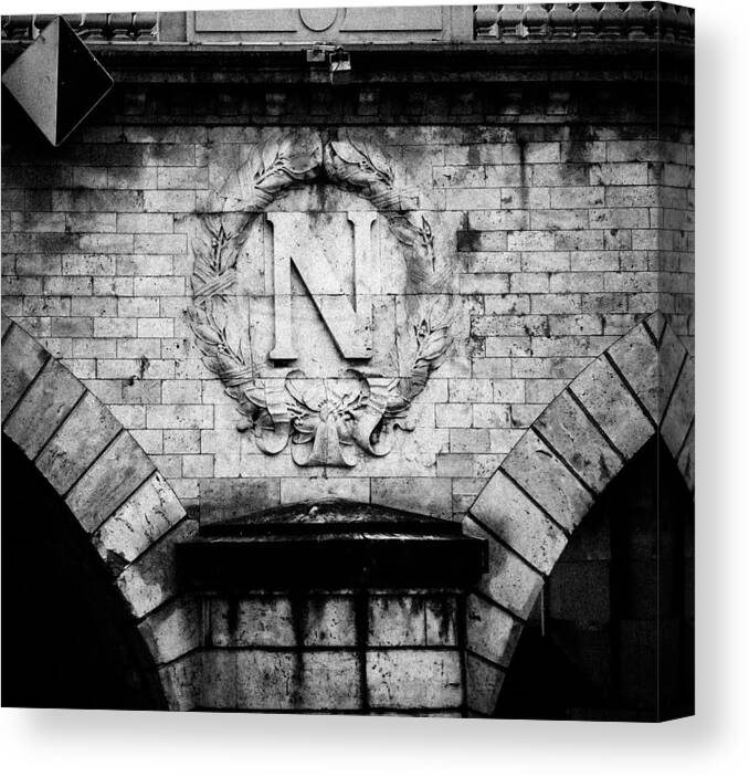 Paris Canvas Print featuring the photograph N is for ... by Pamela Newcomb