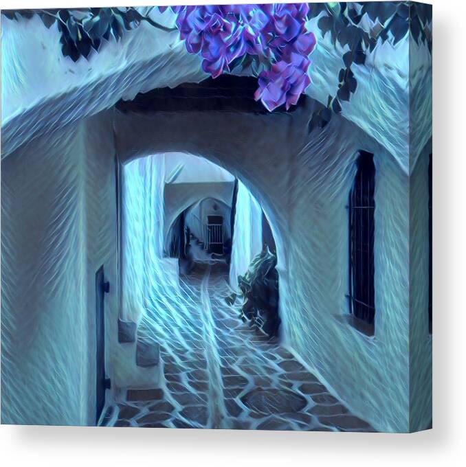 Colette Canvas Print featuring the photograph Paros Island Beauty by Colette V Hera Guggenheim