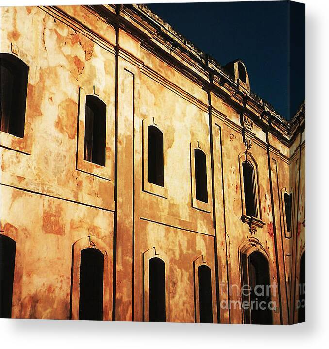 Buildings Canvas Print featuring the photograph Sun Kissed by Jeff Barrett