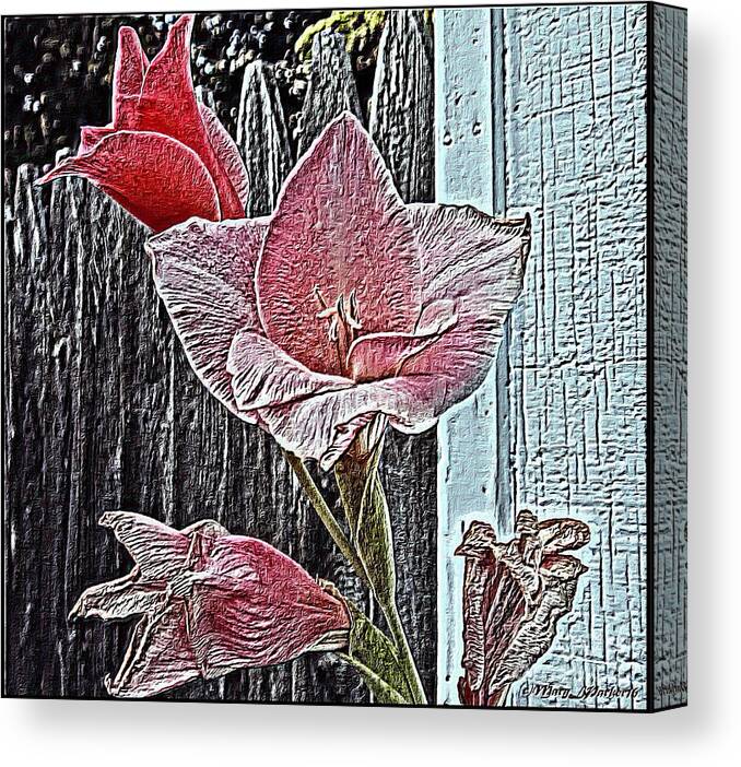 The End Of Season Canvas Print featuring the mixed media The End Of Season by MaryLee Parker