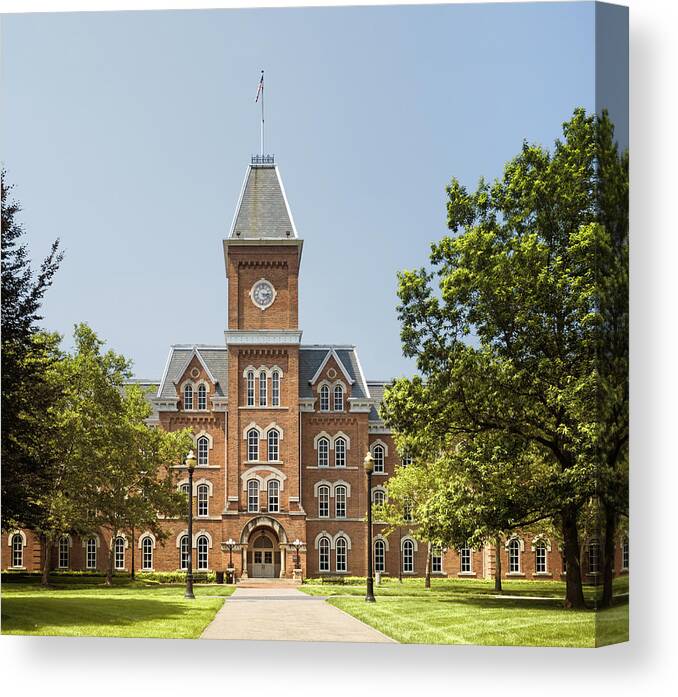 Buckeyes Canvas Print featuring the photograph University Hall Ohio State 2 by Marianne Campolongo