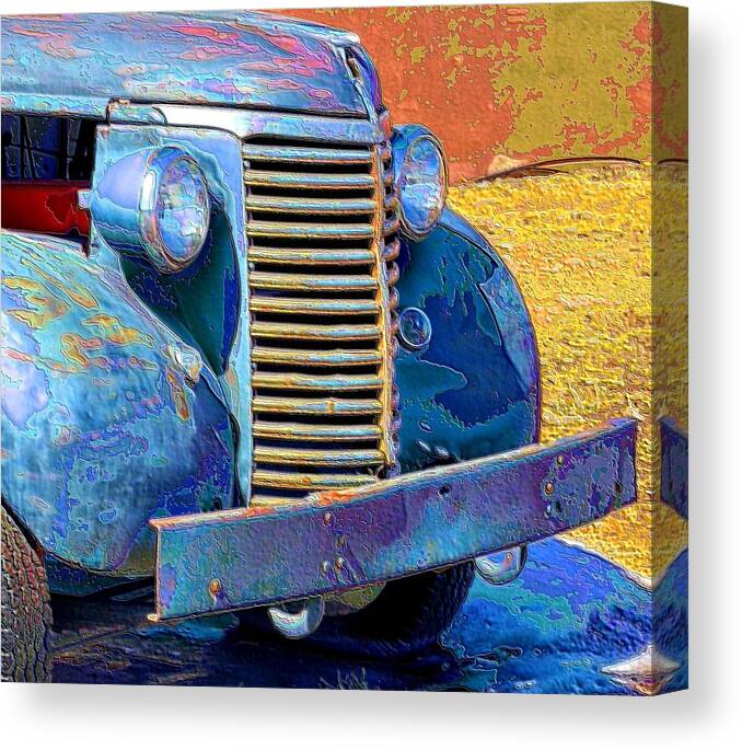  Truck Canvas Print featuring the photograph Yurric Machine Works by Jacqui Binford-Bell