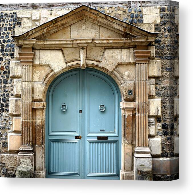 Antique Door Canvas Print featuring the photograph Antique Door 6 by Andrew Fare