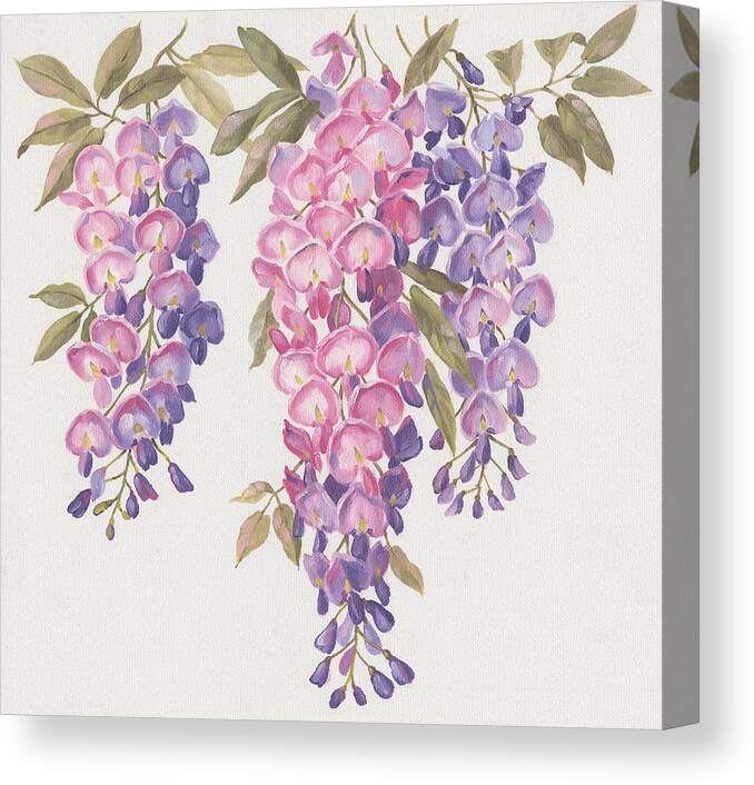 Flowers Canvas Print featuring the painting Flowers by Lisa Audit